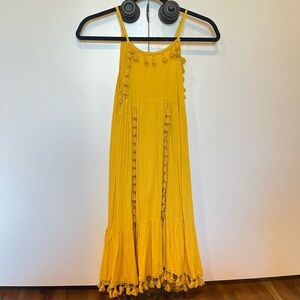 Billabong Mustard Tassel Dress